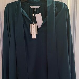 Trina Turk Daisha Top - Acacia Green - Size L - NWT